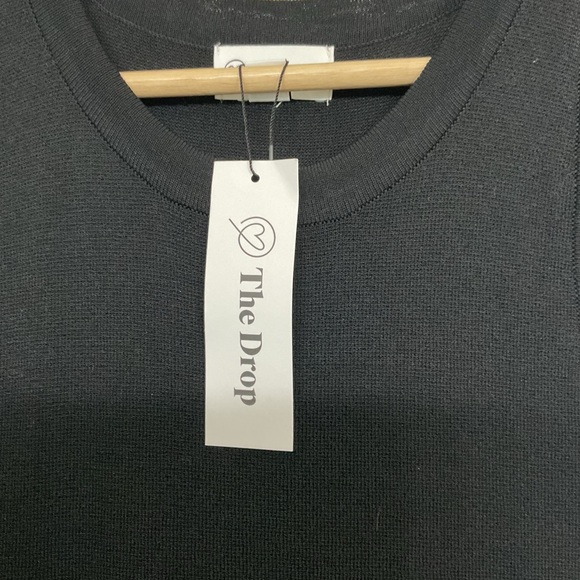 THE DROP   Elegant Black Sleeveless Dress SIZE L - Picture 6 of 8